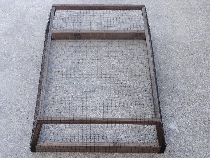 gorilla630様オーダー品　ビオトープ木枠 トロ船40L用　網枠付き 80db7a7190651e47476cb1039274cd